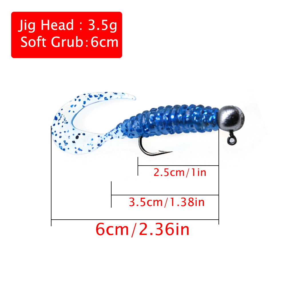 Mr.Lurion 10 sztuk/pudełko 6cm – Fishing Lure Soft Plastic recenzja i cena